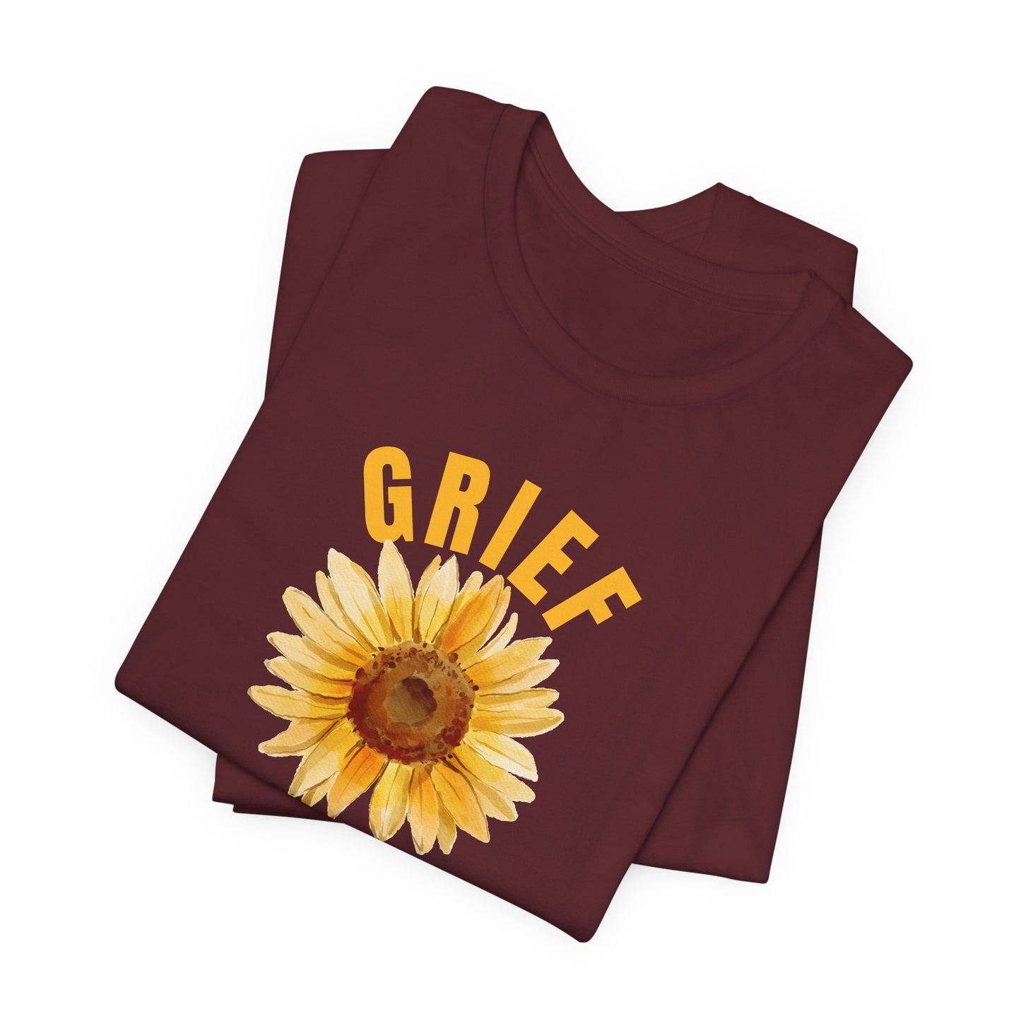 Grief Survivor With Sunflower Bella Canvas 3001 Unisex Tee
