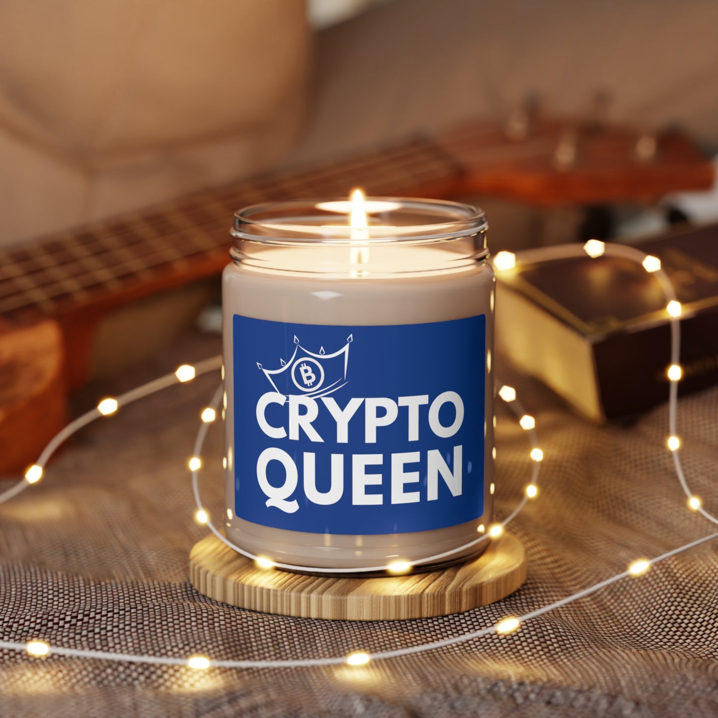 Crypto Queen Scented Soy Candle, 9oz