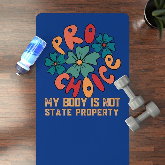 Elevate your yoga experience with our "Unapologetically Pro-choice" mat. Built for durability and comfort, it’s a clear statement of your values every time you step onto it.