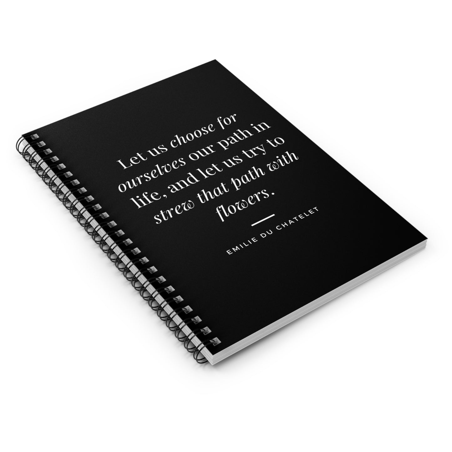 Emilie du Chatelet Notebook - Women In STEM Collection