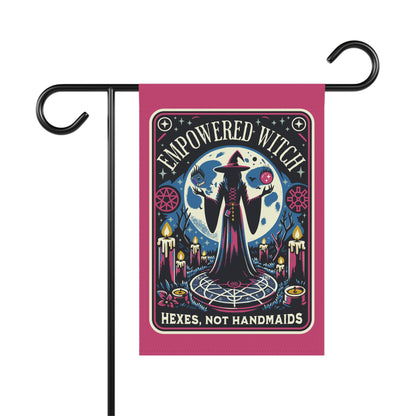 Empowered Witch, Hexes, Not Handmaids Garden Flag, 12" x 18"