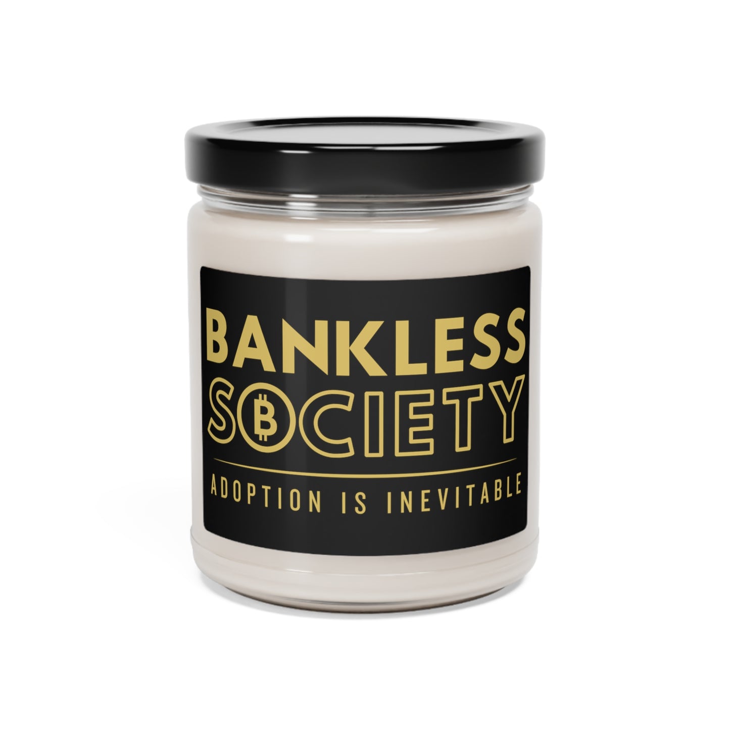 Bankless Society Adoption is Inevitable Scented Soy Candle, 9oz