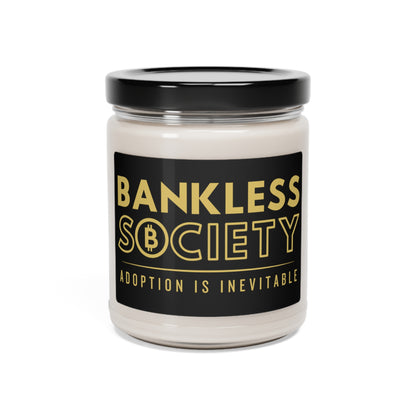 Candle: Nine scents, plus a fragrance-free option, and a unique message for those forward-thinking individuals who know the future of banking is digital. 