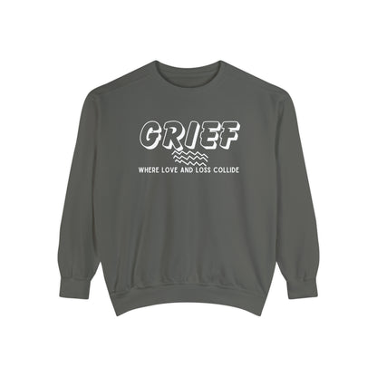 Pepper CC 1566 Sweatshirt. Grief, where love and loss collide