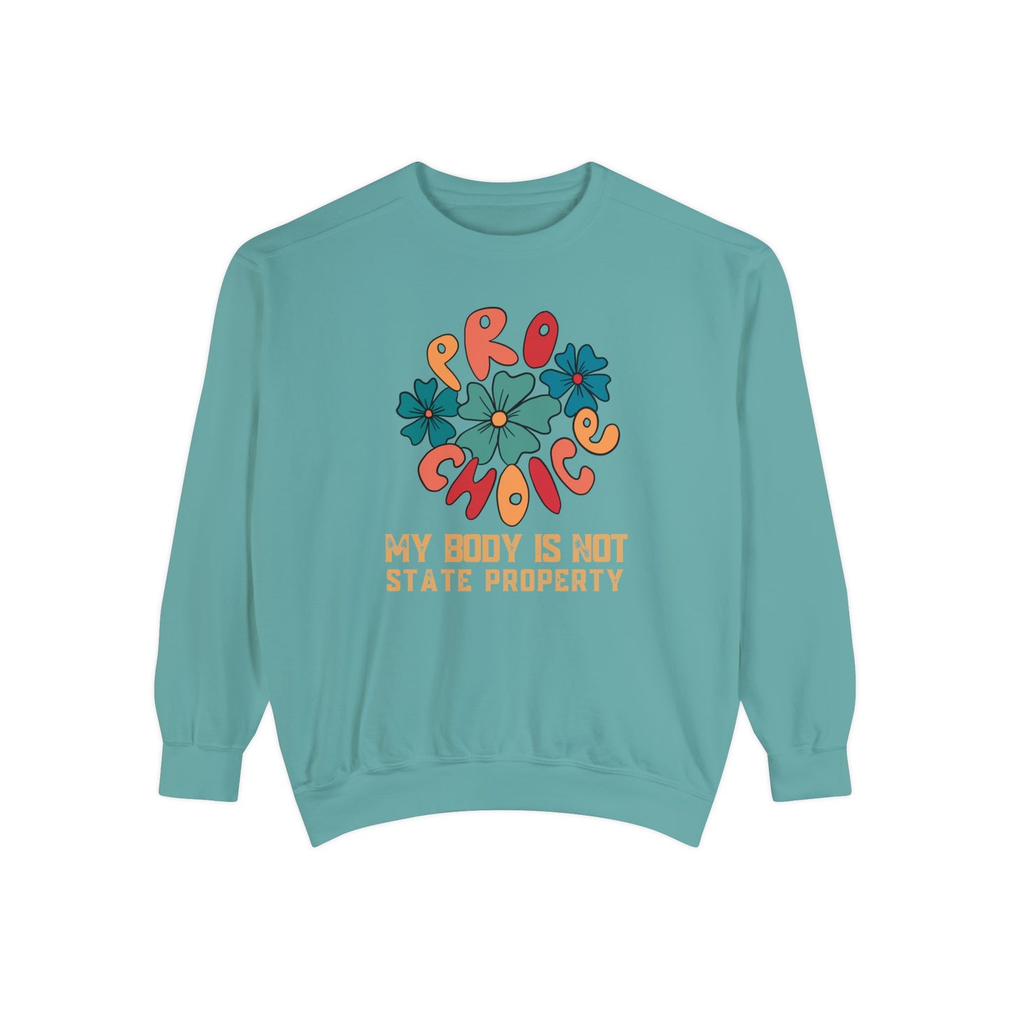 Seafoam color CC 1566 pro-choice sweatshirt