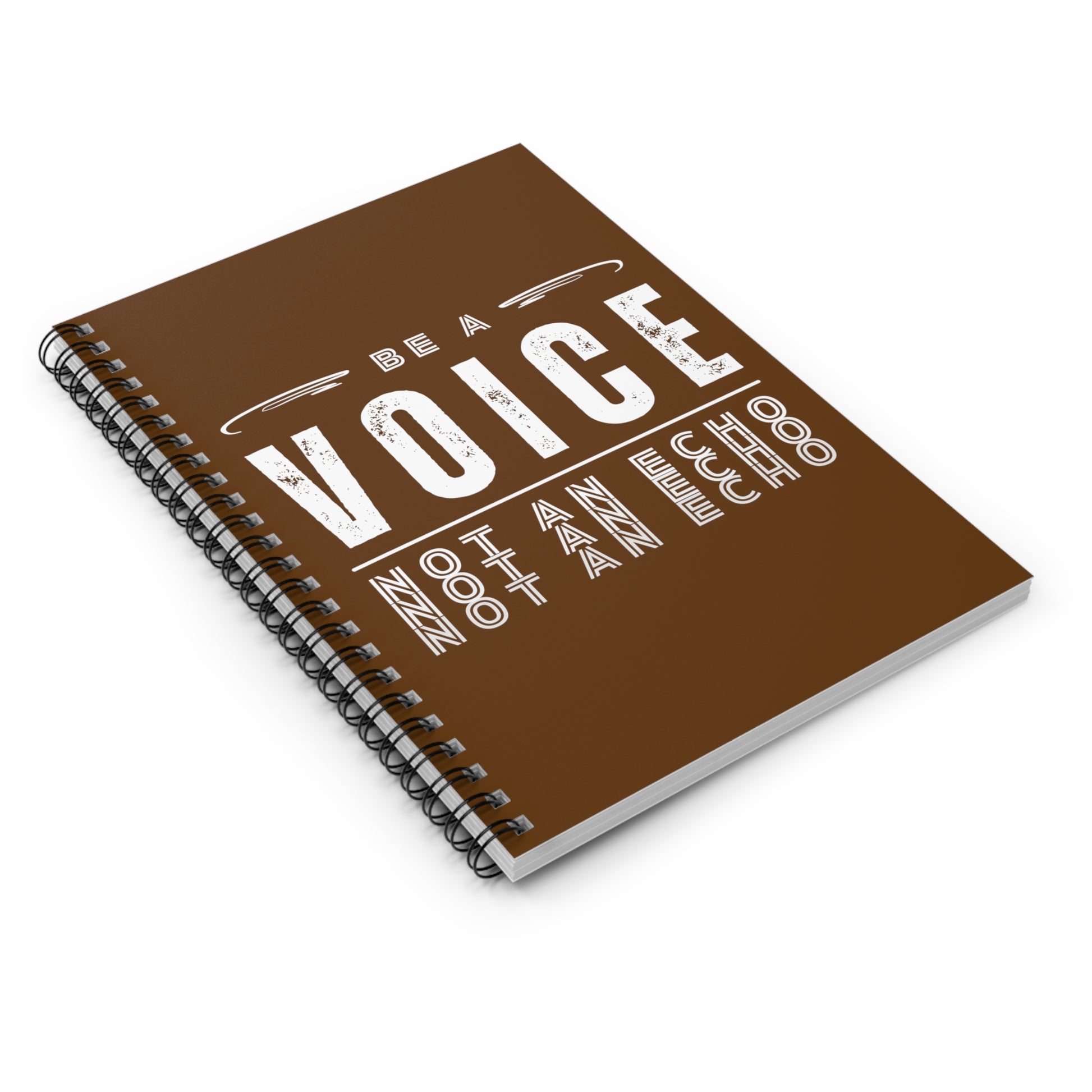 Journal your journey in this 118-page spiral notebook. Excellent for students, teachers, writers and anyone who needs a journal to jot down those special thoughts that come to mind.