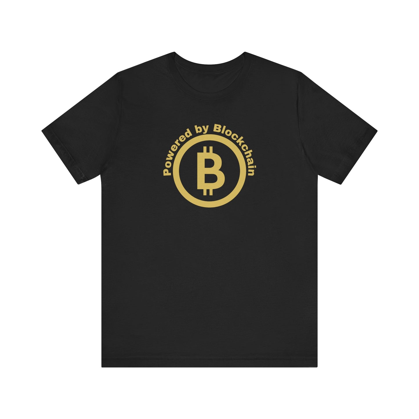 Black Bella Canvas bitcoin t-shirt.