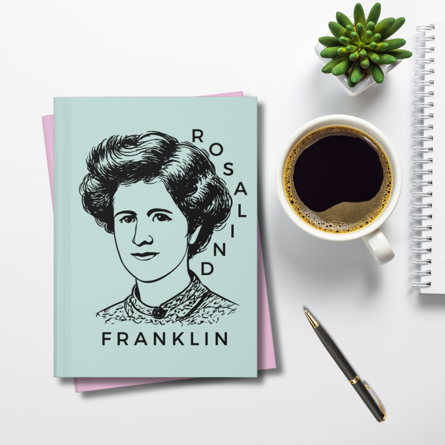 Rosalind Franklin Hardcover Journal - Women In STEM