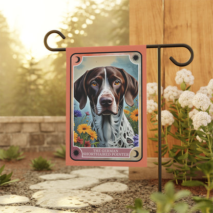 The German Shorthaired Pointer Tarot Card - Garden Flag, 12" x 18"