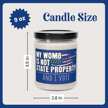 9 oz pro-feminists scented soy candle