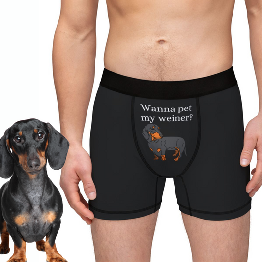 Dachshund Weiner Dog Men's Boxer Briefs