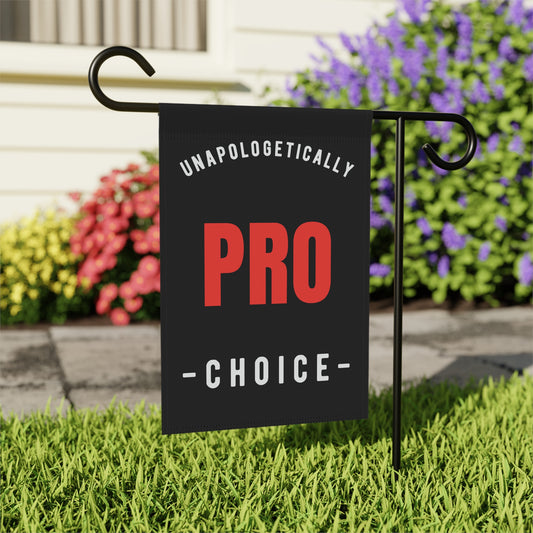 Pro-choice garden flag to show your support for women's rights