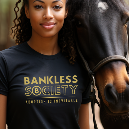 Black Bella Canvas t-shirt, expressing your foresight and knowledge  about the growth of digital finance.