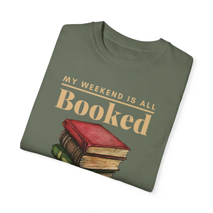 Gift for readers and bookworms: Comfort Colors 1717 T-shirt in color Moss