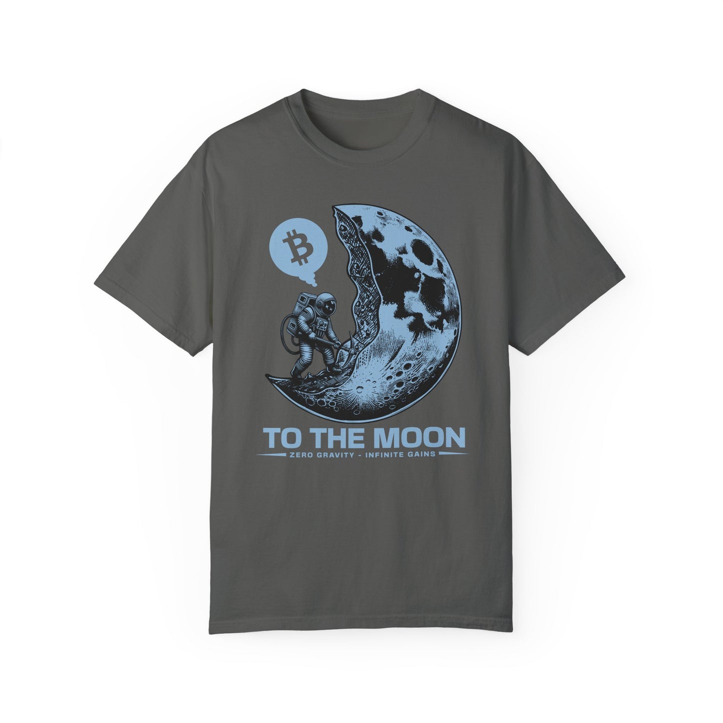 Crypto To The Moon, Zero Gravity Infinite Gains - Comfort Colors 1717 T-shirt