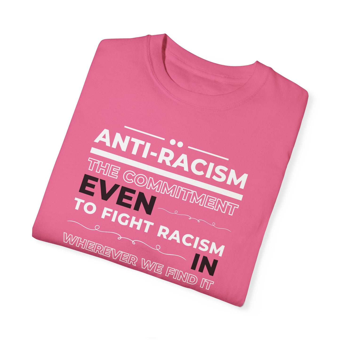 Crunchberry anti-racism commitment t-shirt.