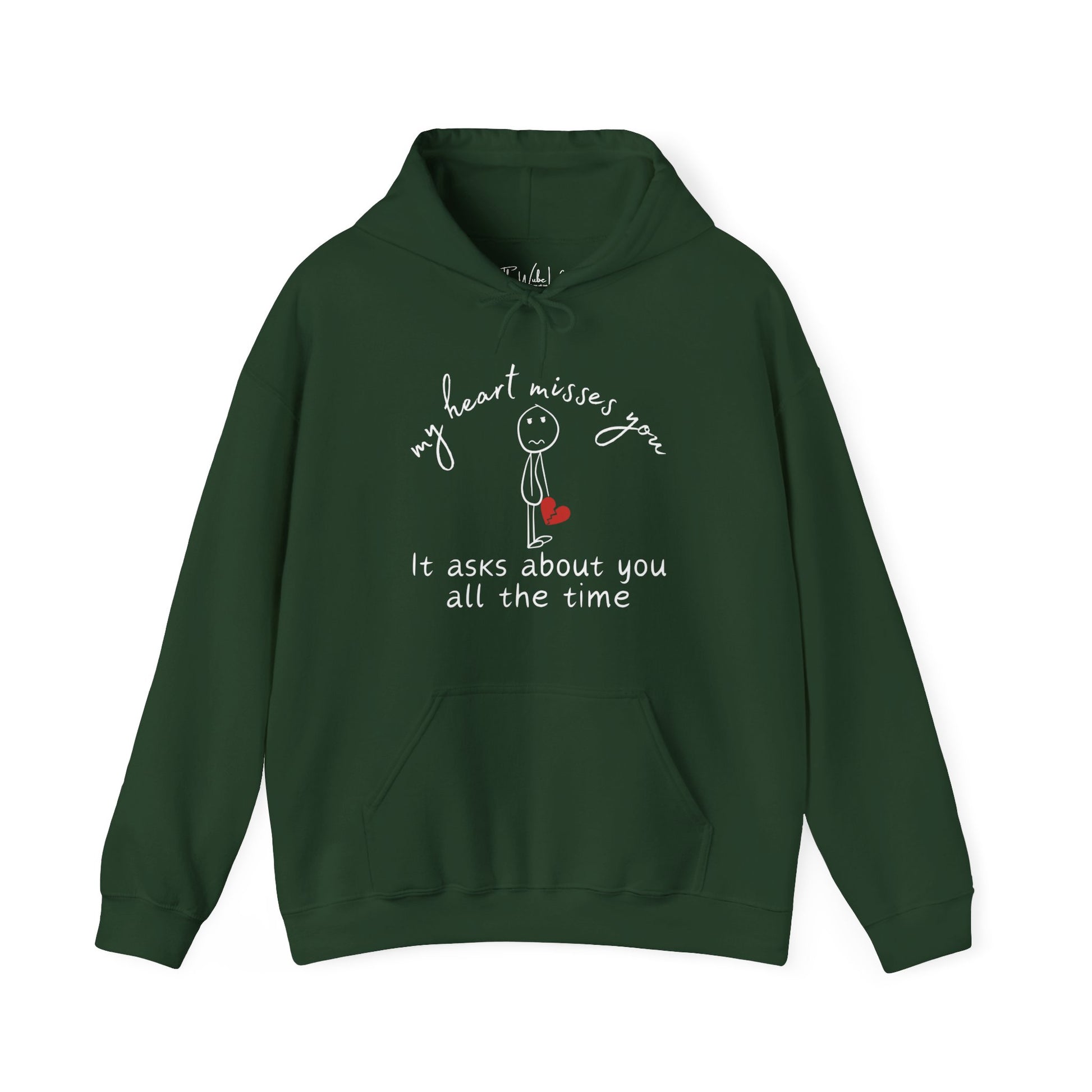 Gildan 18500 Hooded Sweatshirt, color: Forest Green - hoodie to keep the memory of your loved on close during loss.
