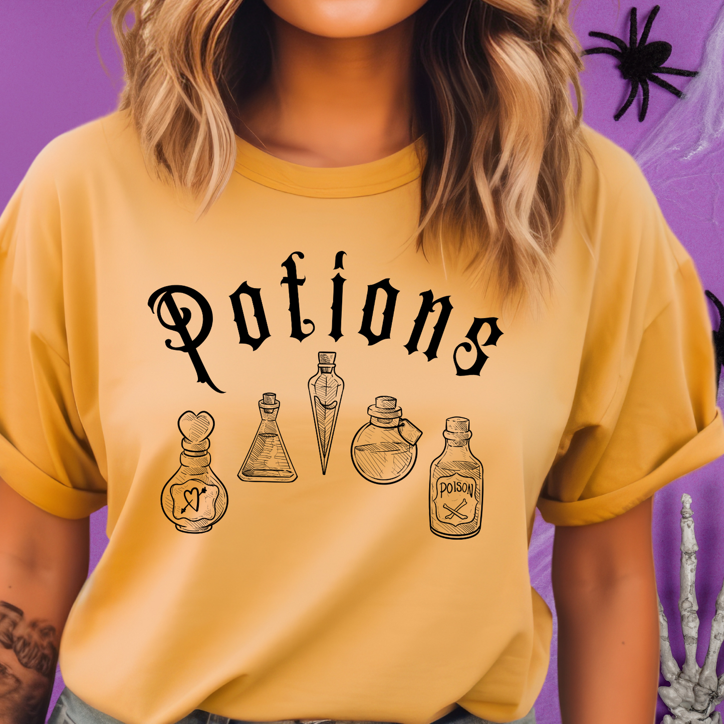 Citrus Potions Halloween Comfort Colors 1717 t-shirt, makes an excellent tee for teachers and nurses this fall season