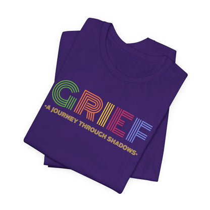 Team purple grief t-shirt. Crafted for those who appreciate the art of emotional expression, it's more than just a shirt—it's a statement.