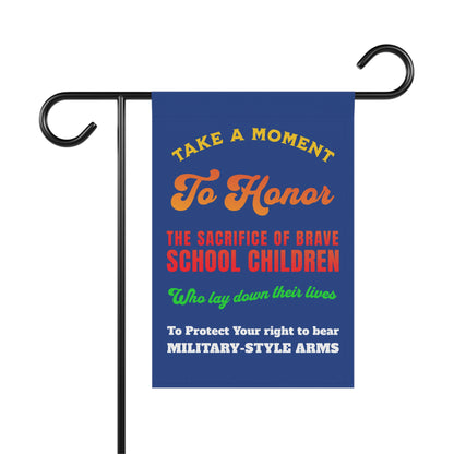 Take a Moment to Honor the Sacrifice of Brave School Children Garden & House Flag