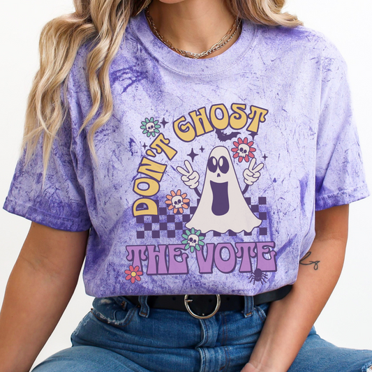 Don't Ghost The Vote Color Blast T-Shirt