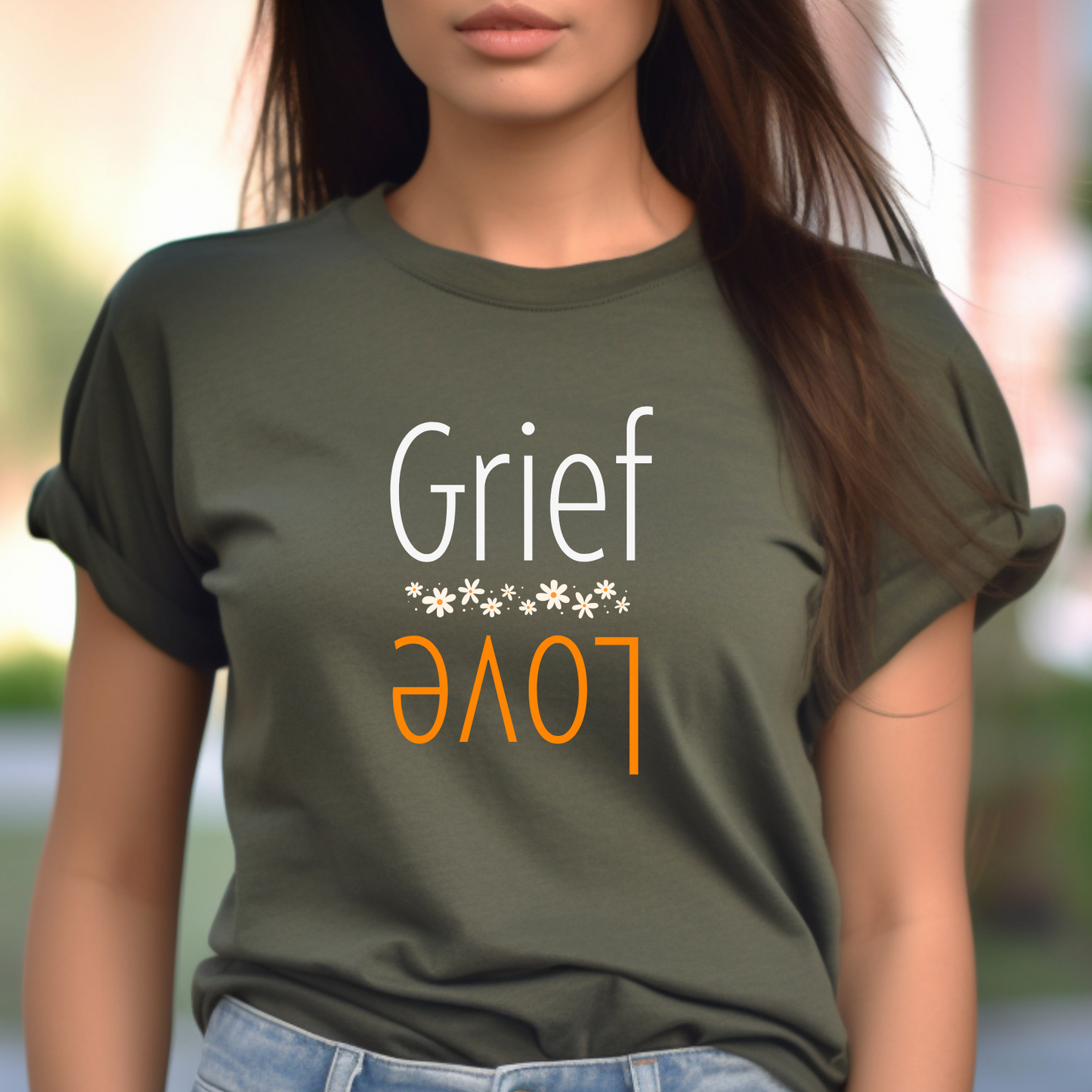 Grief and Love Bella Canvas 3001 Unisex Tee