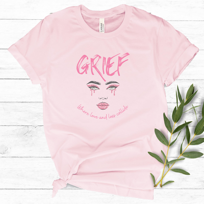 Soft Pink Grief tee