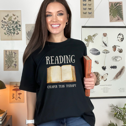 This black BC3001 tee perfectly suits the cozy feeling of reading your favorite novel.