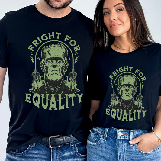 Fright For Equality Bella Canvas 3001 T-Shirt