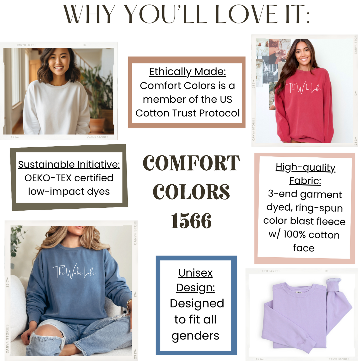 Crypto Queen - Comfort Colors 1566 Sweatshirt