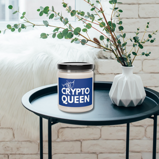 Crypto Queen Scented Soy Candle, 9oz