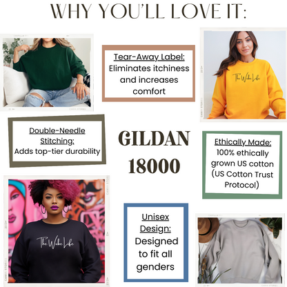 Ghosts Are Thrilling, Taking Away Choice Isn't Gildan 18000 Sweatshirt