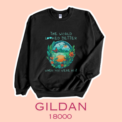 Black Gildan 18000 sentimental statement Sweatshirt