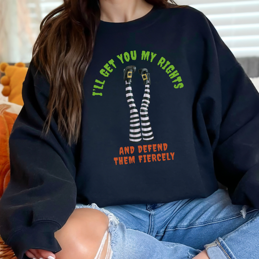 I'll Get You My Rights, And Defend Them Fiercely Gildan 18000 Sweatshirt