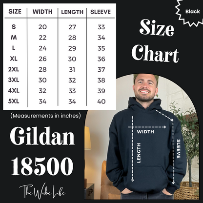 I'm On The Very Blackest Part Of The Black List Gildan 18500 Hooded Sweatshirt