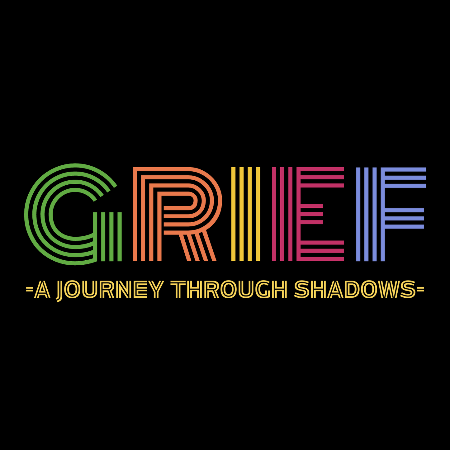 Grief A Journey Through Shadows Retro Bella Canvas 3001 Unisex Tee