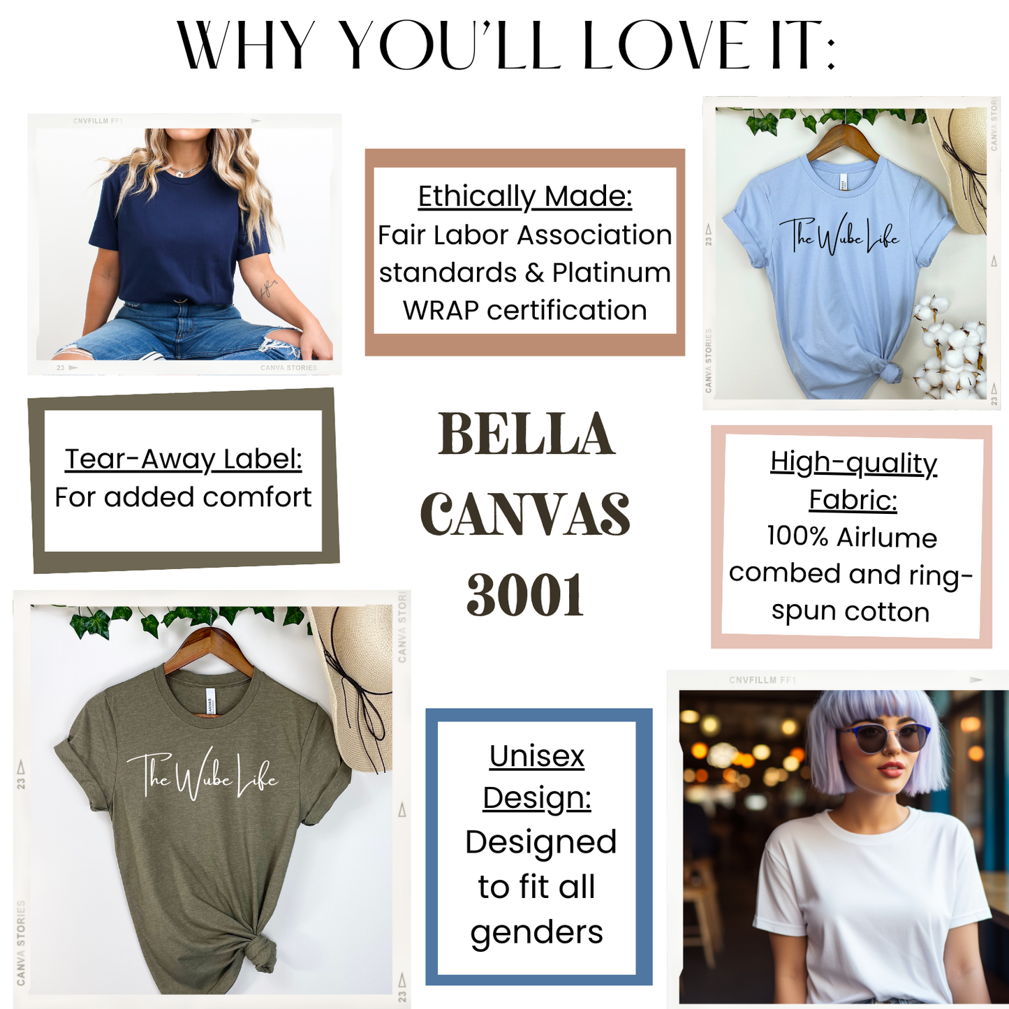 Powered by Blockchain Bella Canvas 3001 Womens Tee