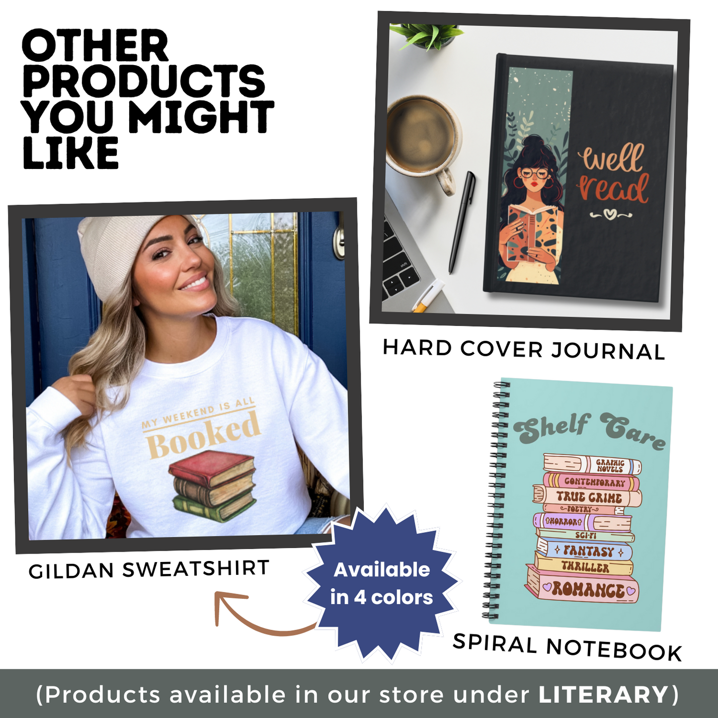 Other products and gift ideas for avid readers, book lovers, and nerdy girlfriends.