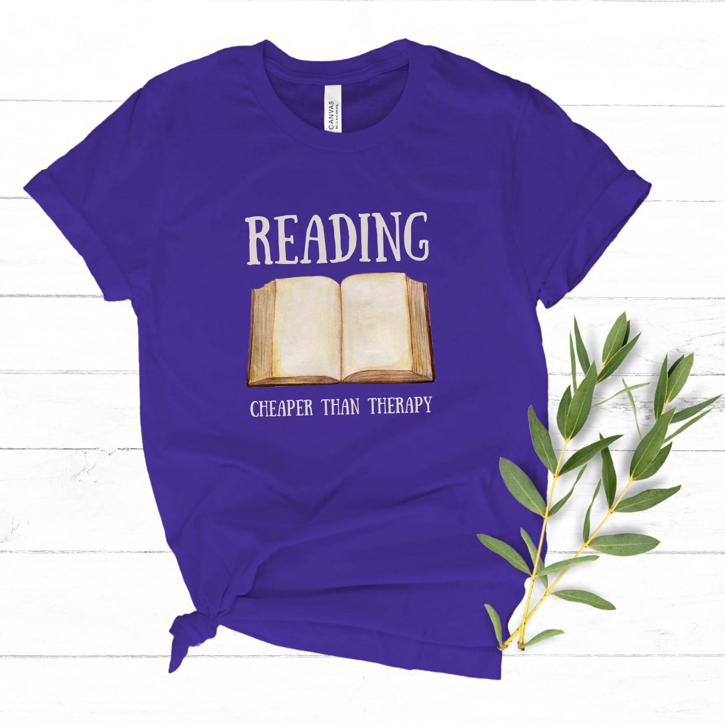 The team purple color of this t-shirt match the boldness of the humor in this book-lover's inside joke. Perfect addition to any book-lover's wardrobe.