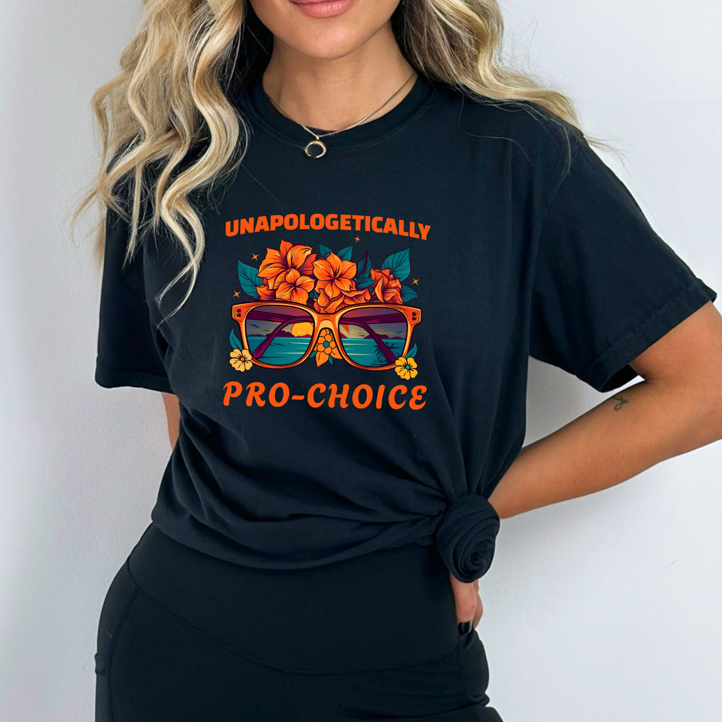 Unapologetically Pro-Choice Beachy Comfort Colors 1717 T-shirt