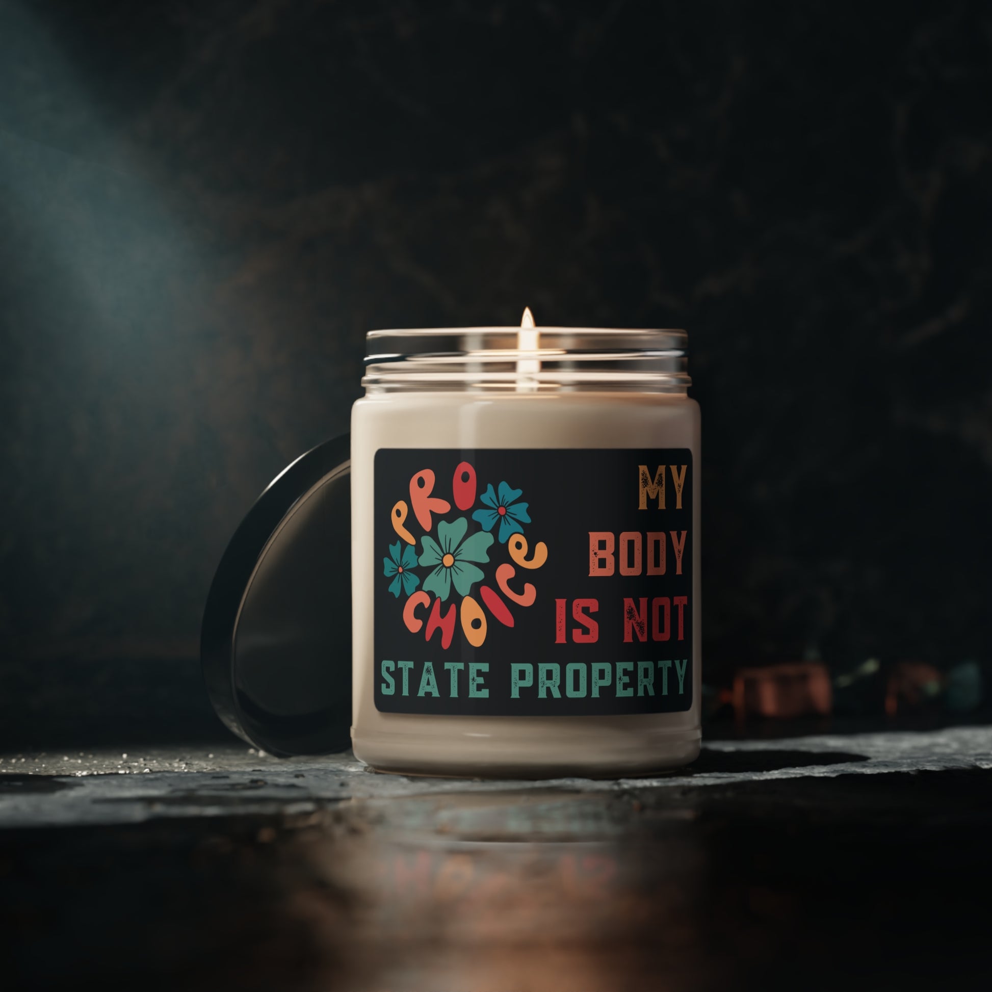 Whether you're stuffing packages for the next political event or women's rights meeting or looking for a gift item for an abortion-rights ally, this candle is an excellent 'choice.'